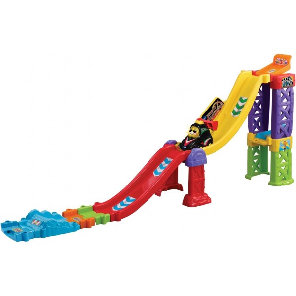 Vtech Vroom Vroom Go - Trampolino acrobazie estreme 3 in 1 (Pista Macchinine con Trampolino) OUTLET