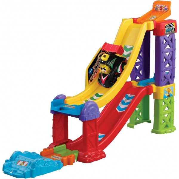 Vtech Vroom Vroom Go - Trampolino acrobazie estreme 3 in 1 (Pista Macchinine con Trampolino)
