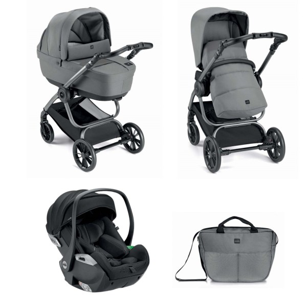 Trio Cam Techno Babila Antracite con Relax I-Size Nero