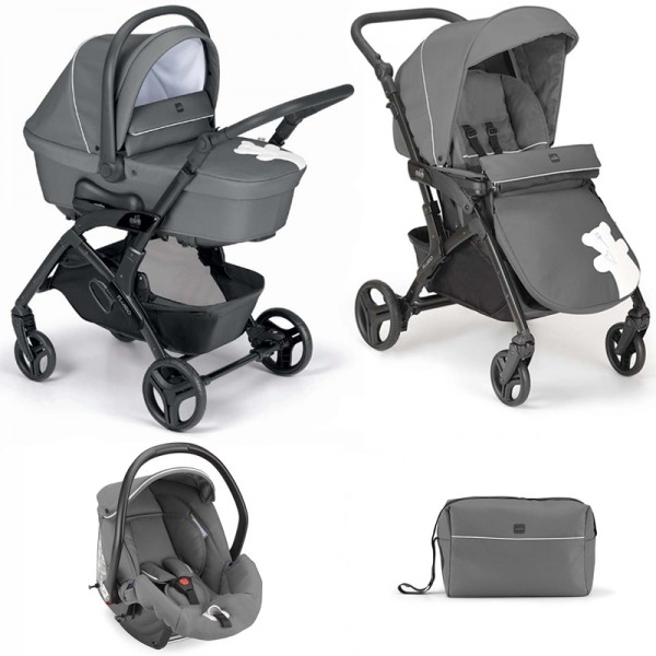 Trio Cam Fluido Easy Antracite Orso Bianco