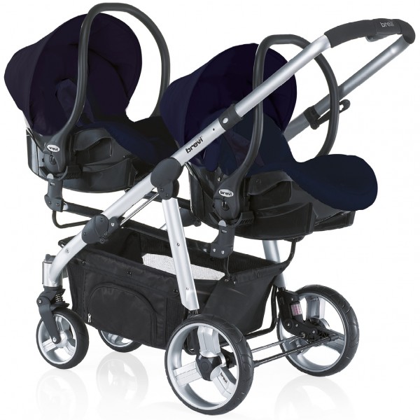 Trio Gemellare Brevi Ovo Twin Blu
