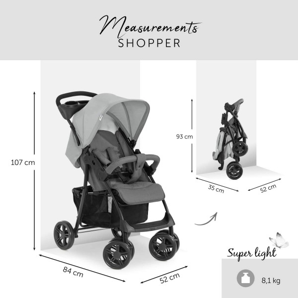 Trio Shopper SLX Hauck Stone Grey