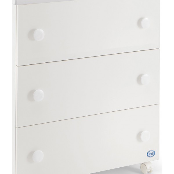 Set Pomelli Pali per Cassettiera Fasciatoio Bianco