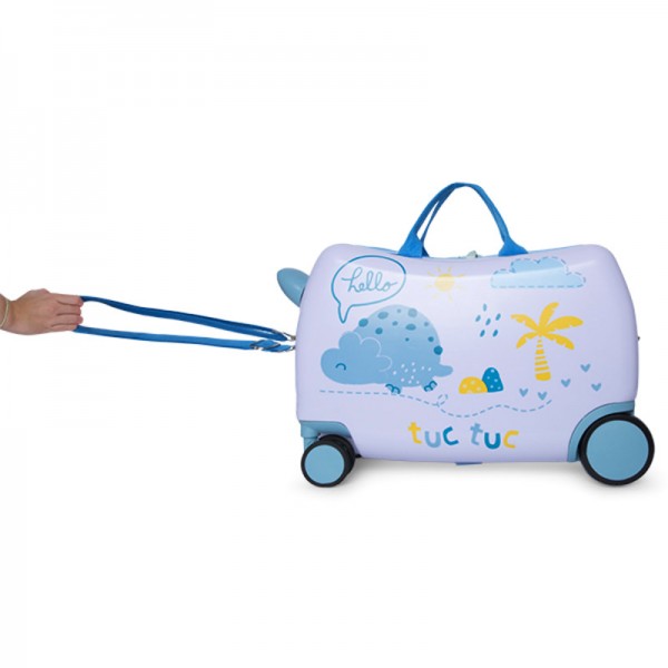 Valigia Cavalcabile Tuc Tuc Hello Dinos
