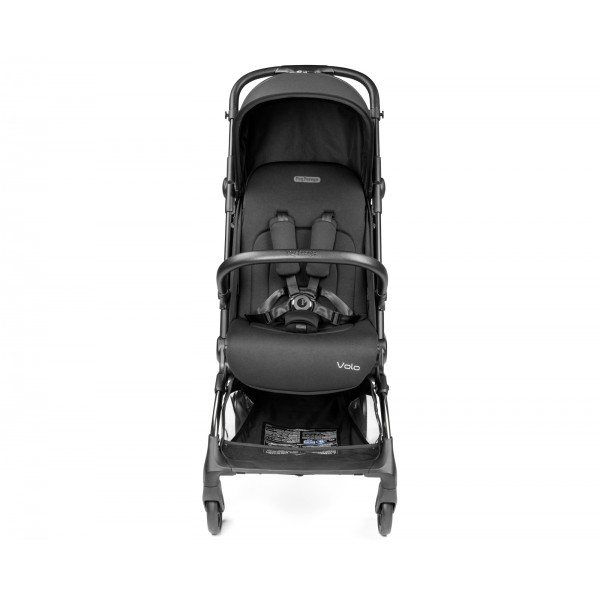 Peg Perego Passeggino Volo True Black con Borsa da Trasporto per Aereo, dalla nascita fino a 22 kg