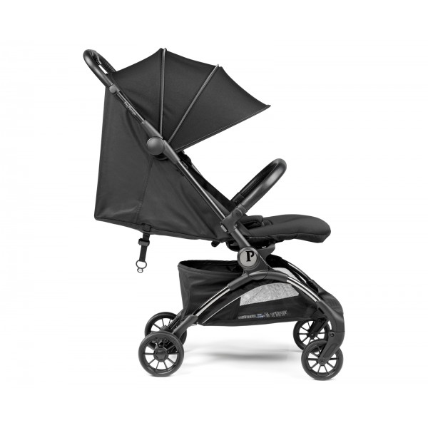 Peg Perego Passeggino Volo True Black con Borsa da Trasporto per Aereo, dalla nascita fino a 22 kg
