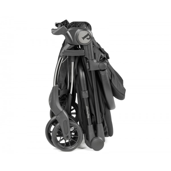 Peg Perego Passeggino Volo True Black con Borsa da Trasporto per Aereo, dalla nascita fino a 22 kg