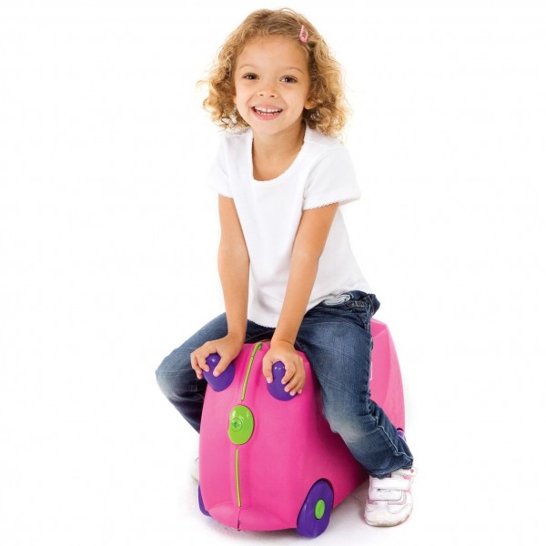 Valigia Cavalcabile Trunki Trixie Pink