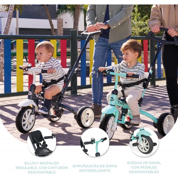 Triciclo Evolutivo Innovaciones MS Volta 5 in 1 Turchese