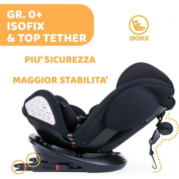 Seggiolino Auto Chicco Unico Plus Black