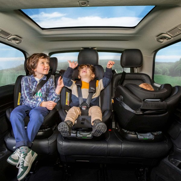 Seggiolino Auto Chicco Unico Evo Isofix i-Size Girevole 360 e Reclinabile India Ink (40-150 cm)