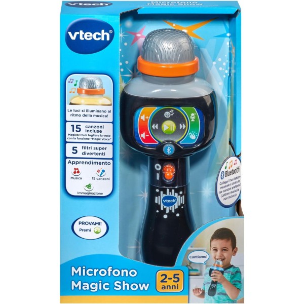 VTech Microfono Magic Show (Microfono Karaoke per Bambini)