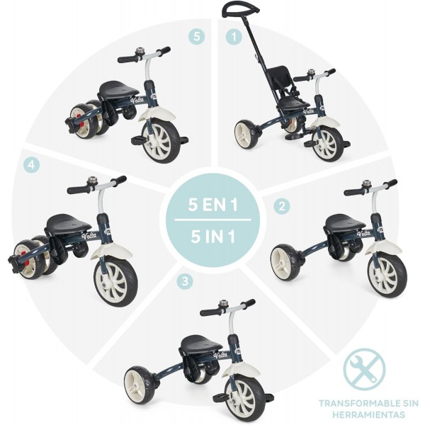 Triciclo Evolutivo Innovaciones MS Volta 5 in 1 Grigio