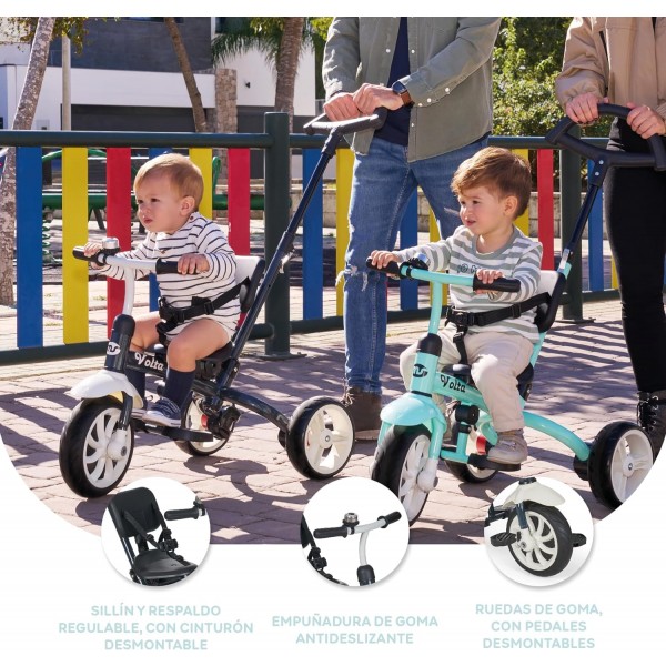 Triciclo Evolutivo Innovaciones MS Volta 5 in 1 Grigio