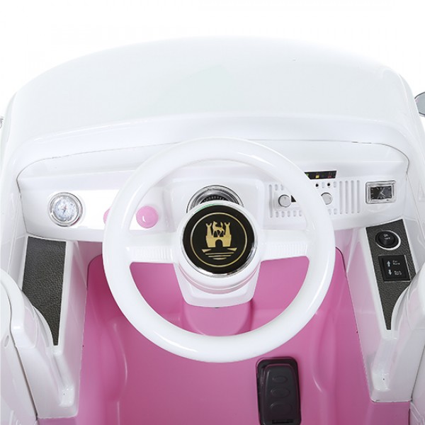 Auto Elettrica Rollplay Volkswagen Bus T2 12v Radiocomandato Rosa