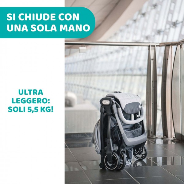 Passeggino Chicco We Cool Grey