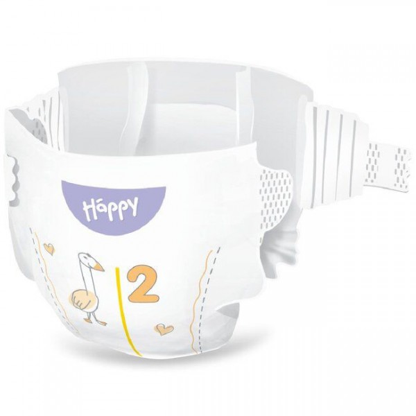 Box Happy Pannolini 2 Mini 3-6 Kg (156 pz)