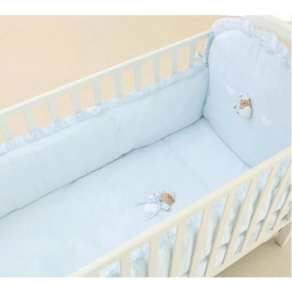 Completo Piumone Sfilabile Nanan Puccio Nanna 4pz Azzurro