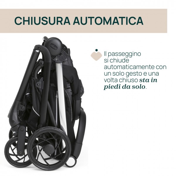 Passeggino Chicco One4Ever Lounge Black Beauty