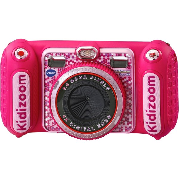 VTech Kidizoom Duo DX Rosa, Macchina Fotografica per Bambini con +75 Filtri
