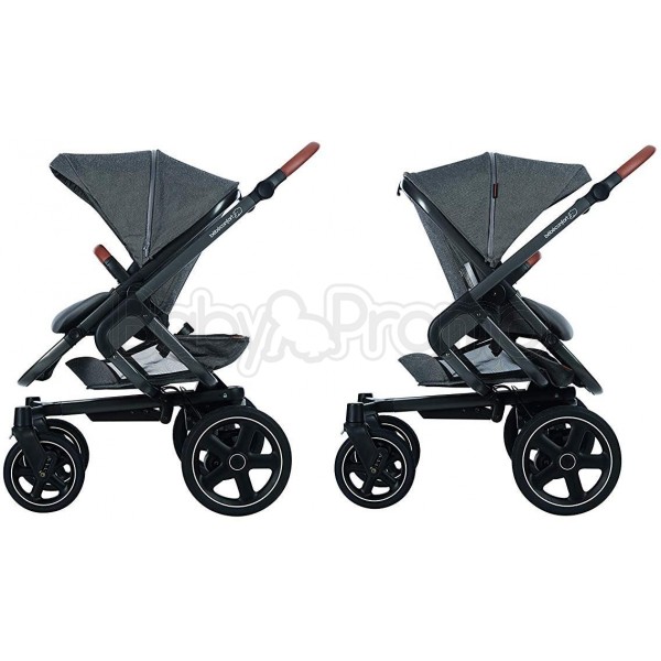 Bebe Confort Nova Passeggino Fronte Retro Reversibile Compatto 4 Ruote Ammortizzate Sparkling Grey In Offerta