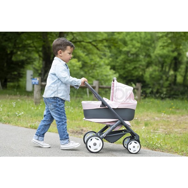 Passeggino E Carrozzina Per Bambole Smoby Bebe Confort 3 In 1 Rosa In Offerta