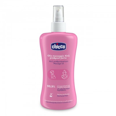 Chicco Olio per massaggio pre e post parto 4 in 1