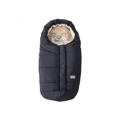 Sacco per Seggiolino Auto Gr.0 e Carrozzina Nuvita Ovetto Cuccioli Blu Beige Cat