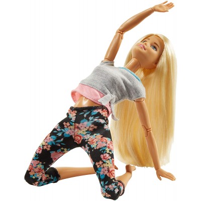 Bambola Barbie Snodata Capelli Biondi