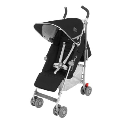 Passeggino Maclaren Quest Black Silver