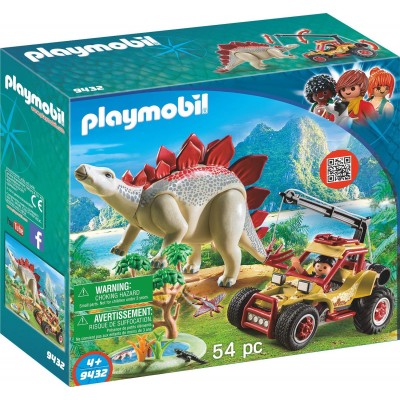 Veicolo degli Esploratori e Stegosauro Playmobil 