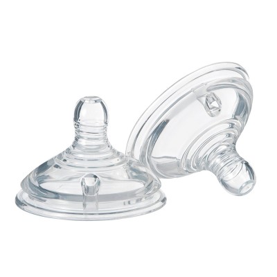 Tommee Tippee Tettarelle 2 Pz per Pappa Liquida e Densa 6m+ Tettarelle Tommee Tippee 2 Pz Pappa Liquida e Densa 6m+
