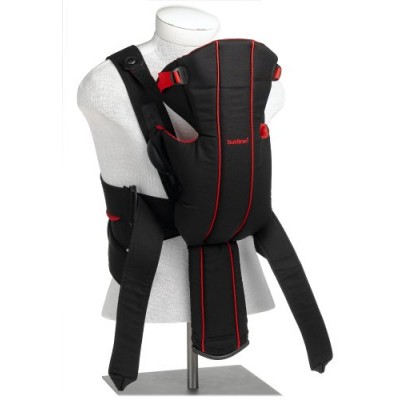 MARSUPIO BABY BJORN ORIGINAL NERO ROSSO OUTLET PEZZO ESPOSTO CON