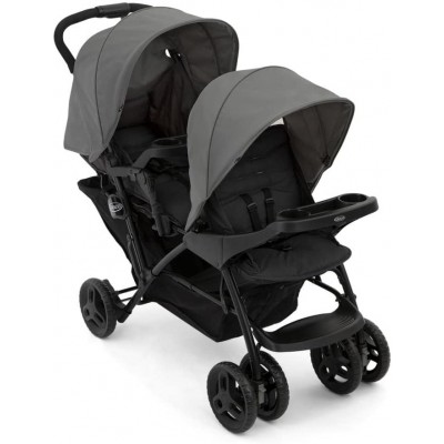 Passeggino Gemellare Fratellare Graco Stadium Duo Titanium OUTLET