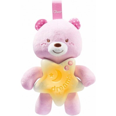 Peluche Chicco First Dreams Goodnight Bear Rosa