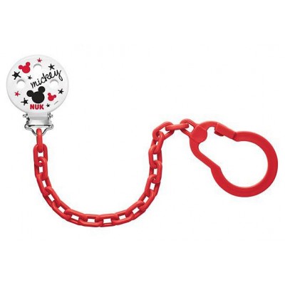 Catenella Portasucchietto Nuk Disney Mickey Mouse Rossa