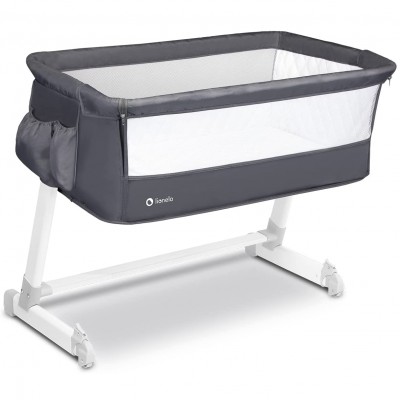 Lettino Lionelo Theo 3 in 1 Dark Grey