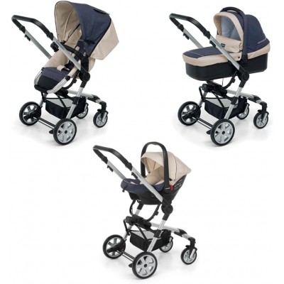 Trio Foppapedretti SuperTres i-Size Denim Perla