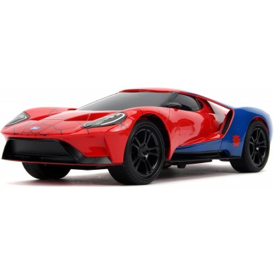 Jada Marvel Auto Radiocomandata Spider-Man 2017 Ford Gt scala1.16