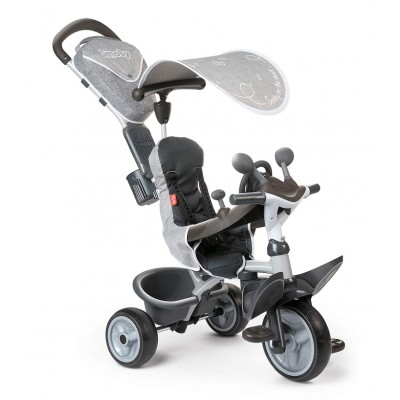Triciclo Smoby Baby Driver Comfort Grigio