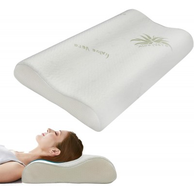 Cuscino Cervicale Letto Adulto Kiby in Memory Foam Aloe Vera