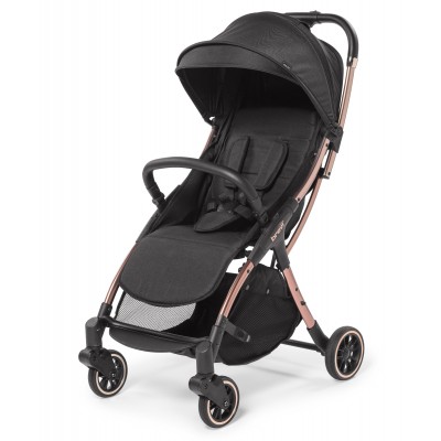 Passeggino Brevi Argo Nero Telaio Oro Rosa
