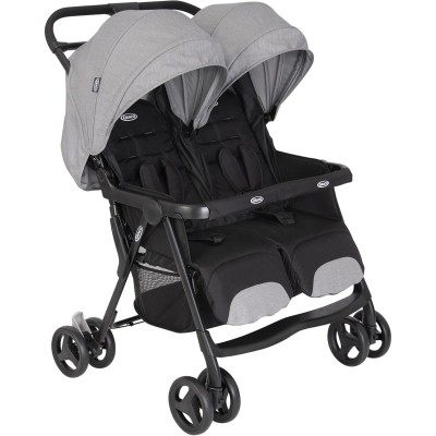 Passeggino Gemellare Fratellare Graco DuoRider Steeple Gray OUTLET 