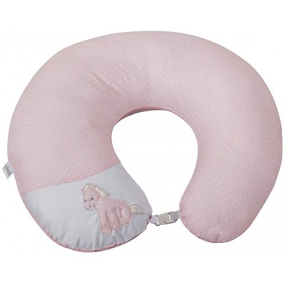 Cuscino Allattamento a Ciambella con Gancio Picci Milky Rosa