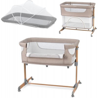 Culla Co-Sleeping MoMi Smart Bed Beige