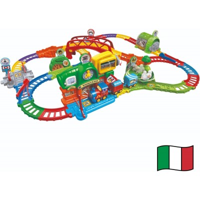 VTech Vroom Vroom Go - Avventure in Treno, Pista Trenino Elettrico con Ostacoli 1-5 anni