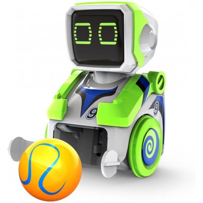 Robot Interattivo Rocco Giocattoli Silverlit Kickabot Calciatore Verde