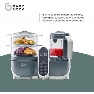 Babymoov Nutribaby + Cuocipappa Multifunzione 6 in1 Opal Green 