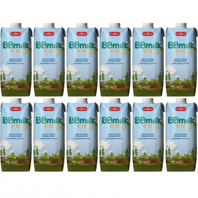 12 CONFEZIONI - Latte Buona BBmilk 0-12 Bio 500 ml