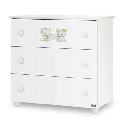 Comò Smart Maison Bebe Bianco/Beige